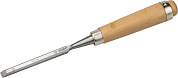 Стамеска-долото "Классик" с деревянной ручкой, хромованадиевая, 10мм, (18096-10) ЗУБР