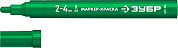 Маркер перм., зеленый, на основе жидкой краски, толщ. письма 2-4мм "МК-400" (06325-4) ЗУБР