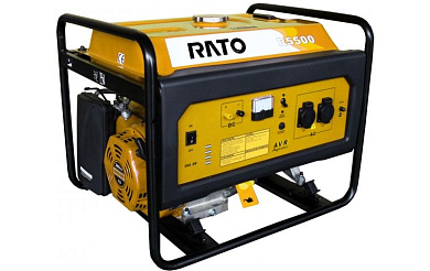 Генератор бензиновый RATO R5500 (5кВт, 230В, RATO R390 )