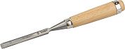 Стамеска-долото "Классик" с деревянной ручкой, хромованадиевая, 12мм, (18096-12) ЗУБР