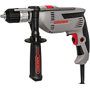Дрель ударная CT10129C (750 Вт, до 16 мм в бетоне, 1 скор., патрон БЗП, кор.) CROWN